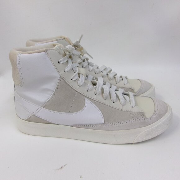 Nike Blazer Mid 77 Summit White Phantom Light Cream‎ Leather 7 M & 8.5 W - Picture 1 of 6